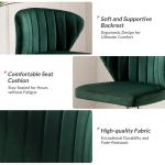 Green Velvet Ilia Office Chair