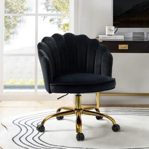 Black Velvet Belanda Office Chair