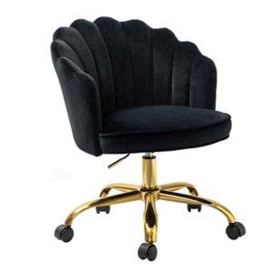Black Velvet Belanda Office Chair