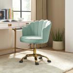 Sage Velvet Belanda Office Chair