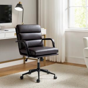 Brown Faux Leather Indigo Office Chair