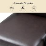 Brown Faux Leather Indigo Office Chair
