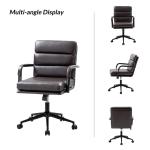 Brown Faux Leather Indigo Office Chair