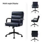Navy Faux Leather Indigo Office Chair