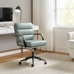 Sage Faux Leather Indigo Office Chair