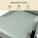 Sage Faux Leather Indigo Office Chair