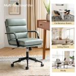 Sage Faux Leather Indigo Office Chair