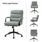 Sage Faux Leather Indigo Office Chair