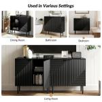 Black Burkart 2-Door Cabinet