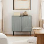 Gray Burkart 2-Door Cabinet