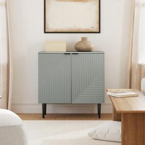 Gray Burkart 2-Door Cabinet