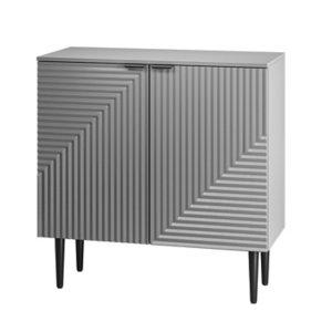 Gray Burkart 2-Door Cabinet