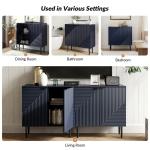 Navy Burkart 2-Door Cabinet