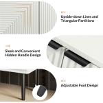 White Burkart 2-Door Cabinet