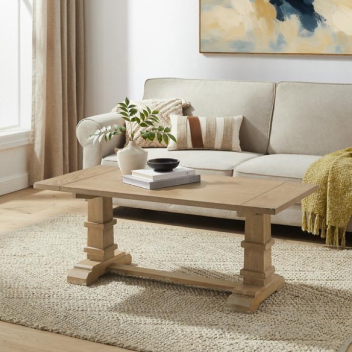 Joanna Rustic Brown Coffee Table