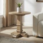 Joanna Rustic Brown Side Table