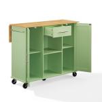 Stella Mint Drop-Leaf Kitchen Cart