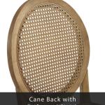 Driftwood Cane Katia Dining Chairs, Set of 2