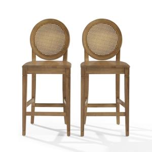 Driftwood Cane Katia Counter Stools, Set of 2