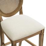 Cane Upholstered Katia Counter Stools, Set of 2