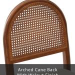 Cream Upholstered Kennedy Dining Chairs, Set of 2