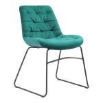 Green Tufted Tammy Dining Chairs, Set of 2