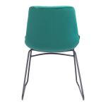 Green Tufted Tammy Dining Chairs, Set of 2