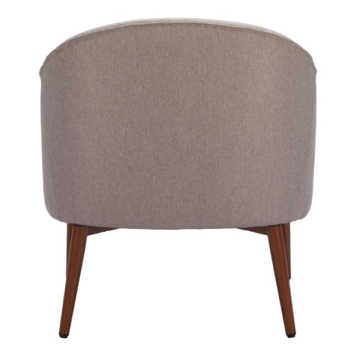 Gray Tufted Carter Accent Chair