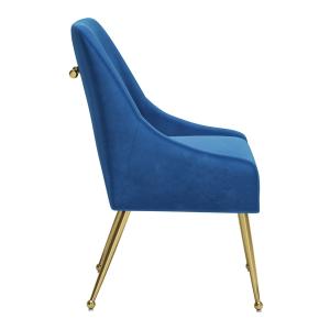 Blue Velvet Maxine Dining Chair