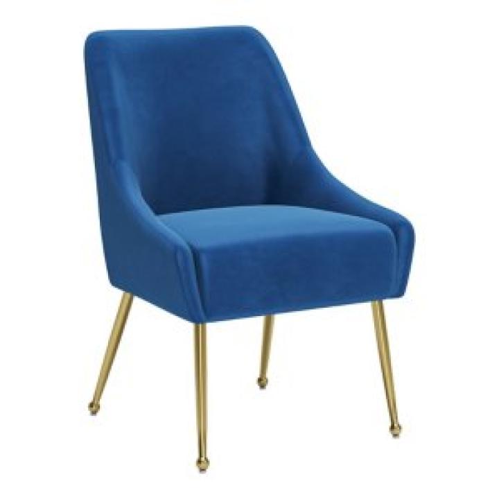 Blue Velvet Maxine Dining Chair