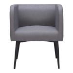 Gray Upholstered Horbat Dining Chair