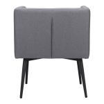 Gray Upholstered Horbat Dining Chair