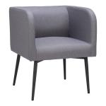 Gray Upholstered Horbat Dining Chair