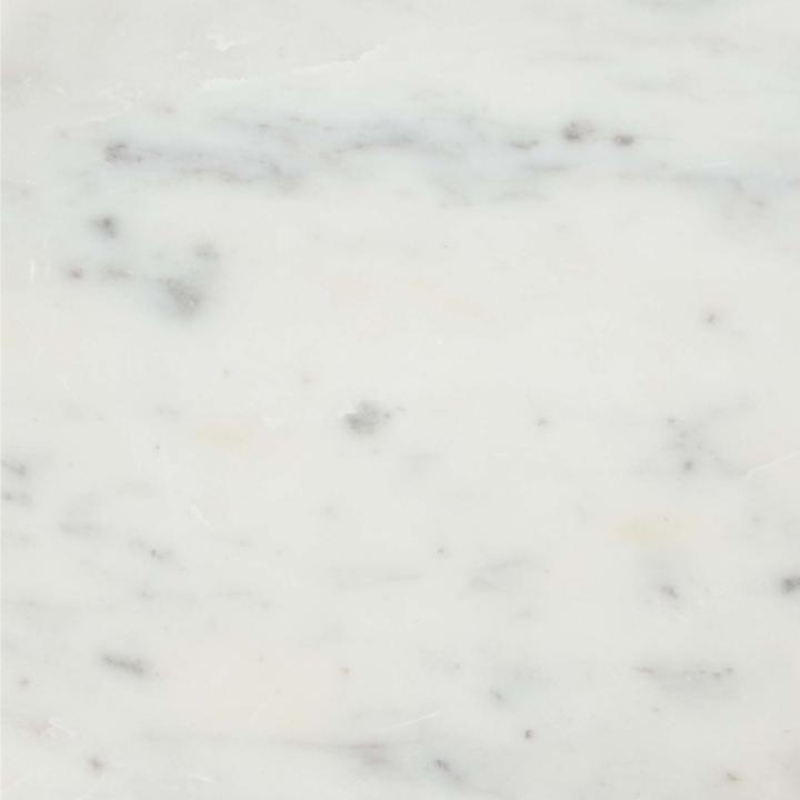 White Marble and Gold Metal Maurice End Table