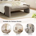 Gray Severin Upholstered Bench