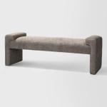 Gray Severin Upholstered Bench