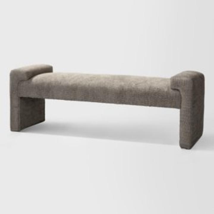 Gray Severin Upholstered Bench