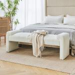 Ivory Severin Upholstered Bench