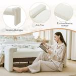 Ivory Severin Upholstered Bench