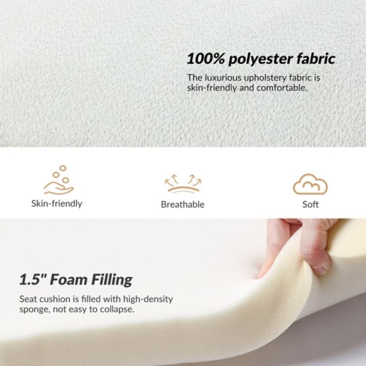 Ivory Severin Upholstered Bench