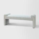 Ivory Severin Upholstered Bench