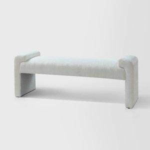 Ivory Severin Upholstered Bench