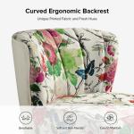 Ivory Floral Amata Accent Chair