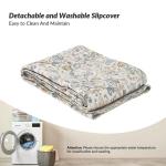 Damask Skirted Edwin Slipper Chair