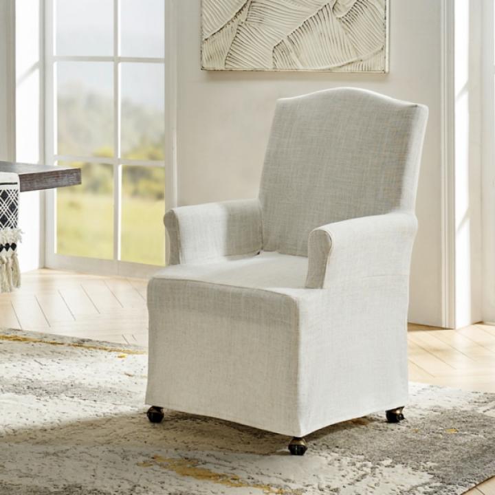 Ivory Slipcover Konrad Dining Chair