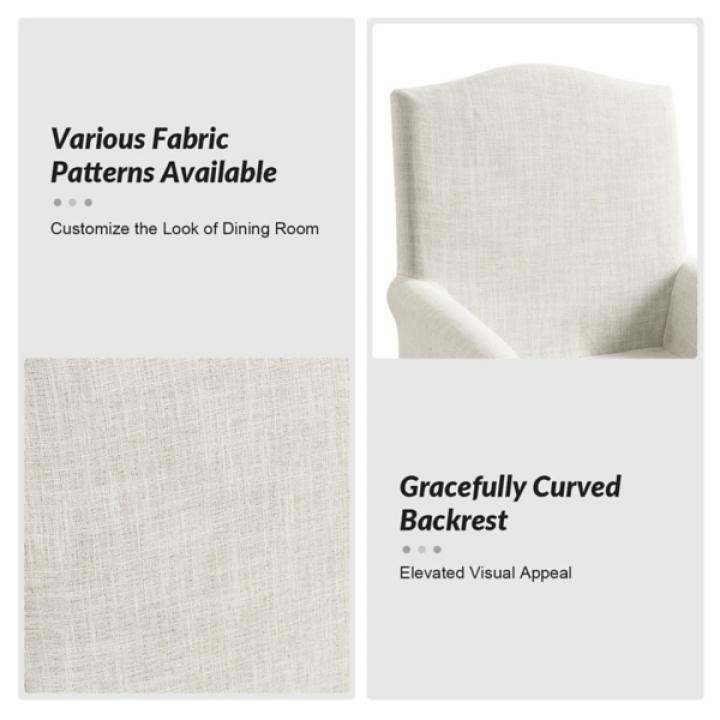 Ivory Slipcover Konrad Dining Chair