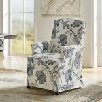 Blue Jacobean Slipcover Konrad Dining Chair