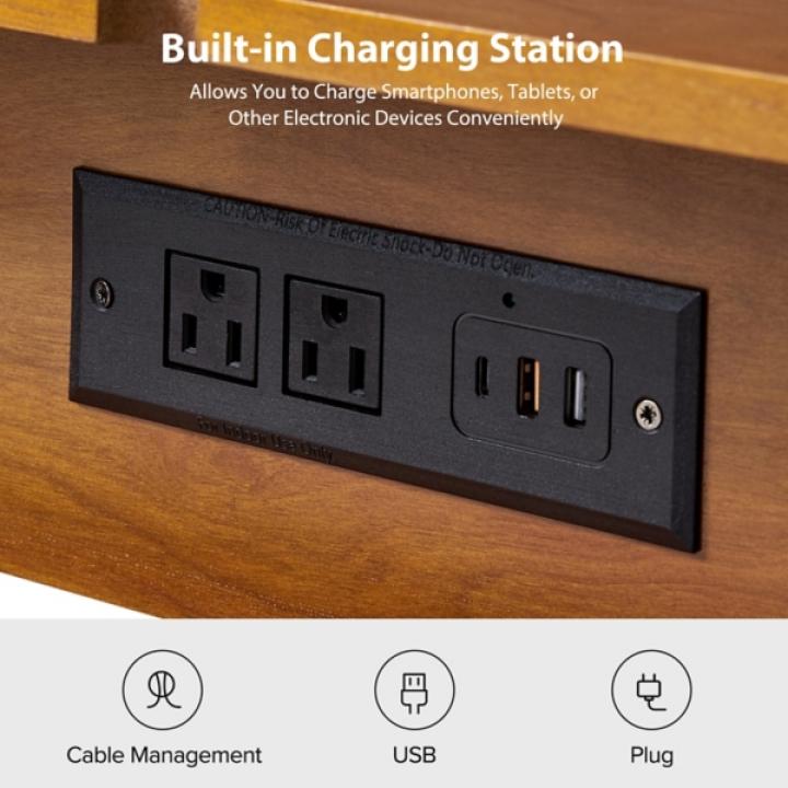 Acorn Brown Julian End Table