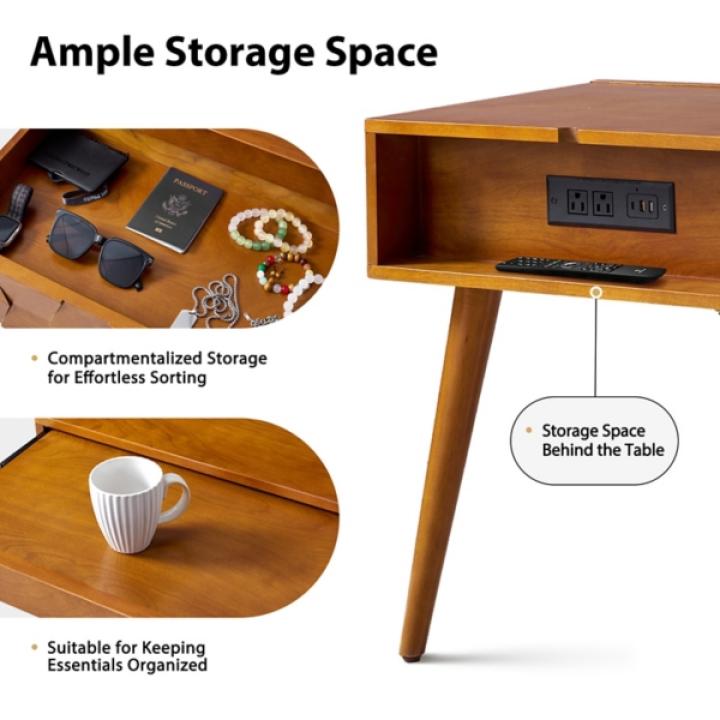 Acorn Brown Julian End Table