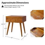 Acorn Brown Julian End Table
